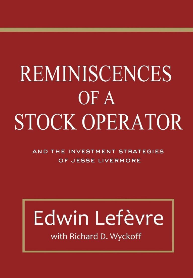 Reminiscences of Stock Operator