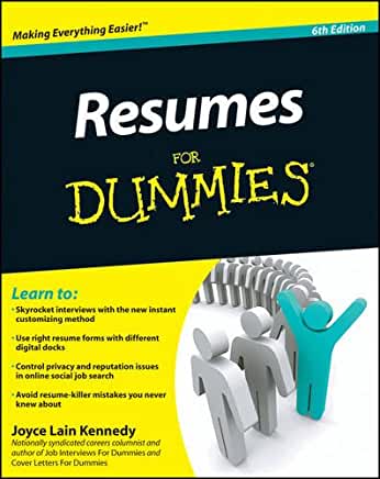 Resumes For Dummies 6th Edition