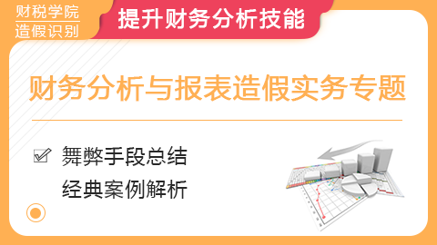 财务分析与报表造假实务专题课